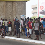 Lockdown: More Ghanaians besiege Nkrumah circle for food