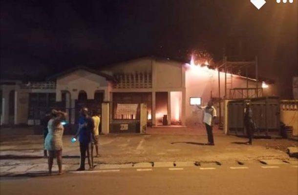 Fire guts Assemblies of God church in Ho