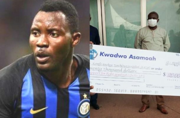 Inter Milan star Kwadwo Asamoah was admitted twice at KATH as a kid - Father reveals
