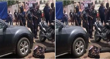 VIDEO: One suspect shot dead in daylight robbery at Tema