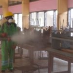 Massive fumigation & disinfection at Ahantaman Girls, Porters et al in W/R