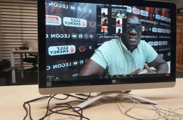 Legon Cities top brass hold virtual meeting with fans on Zoom