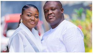 Sam George flaunts his wife in a beautiful photo