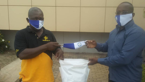 COVID-19: Ato Coleman donates nose masks to Great Olympics supporters