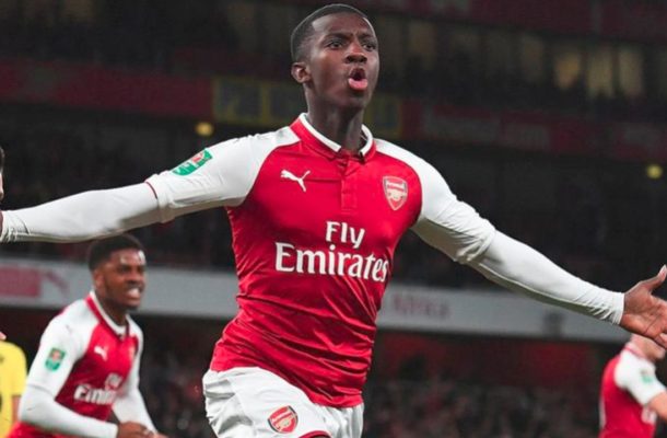 Youngster Eddie Nketiah's Hat-trick earns Arsenal an impressive friendly win over Charlton