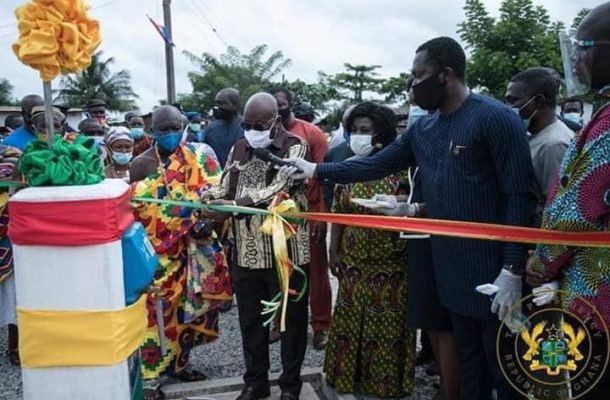 Prez Akuffo Addo commissions 146 water systems in the Central Region