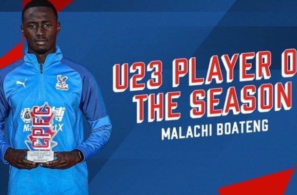 Teenager Malachi Boateng crowned Crystal Palace U-23 player of season