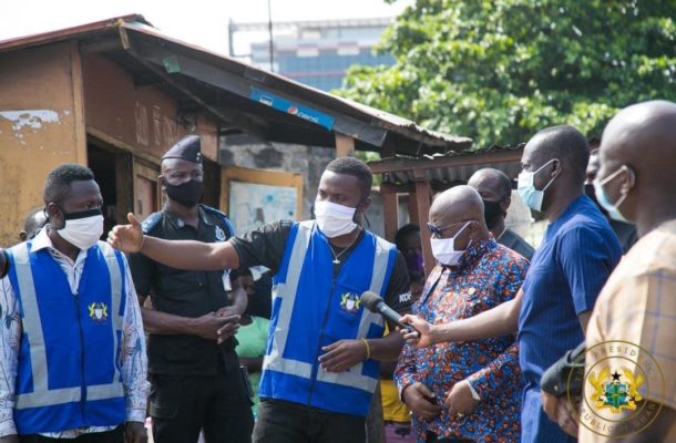 President Akuffo-Addo tours voter registration centres in Accra