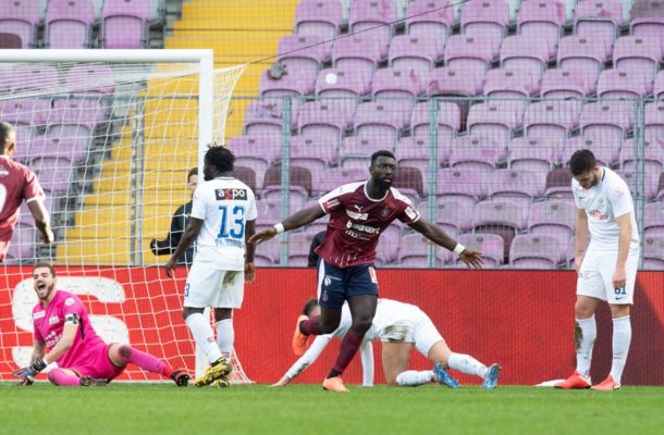 Grejohn Kyei scores in six goal thriller as his side Servette are beaten by Young Boys