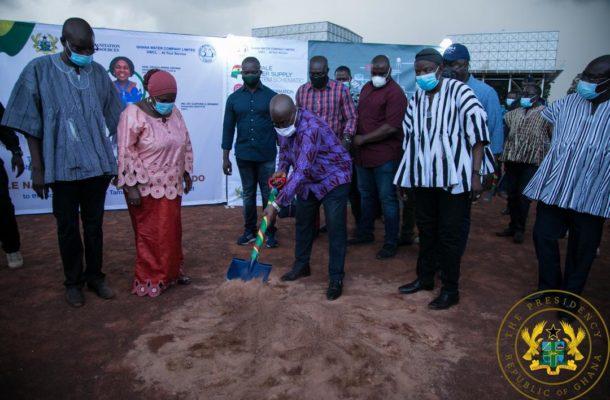 Akufo-Addo cuts sod for construction of $233M Tamale water supply project