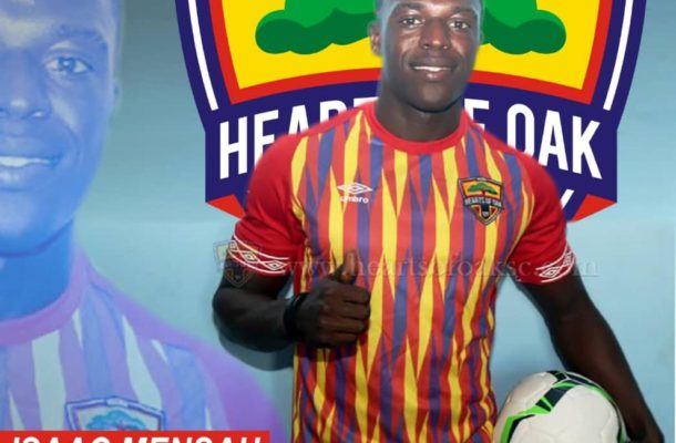 I didn’t hesitate joining Hearts when I was told they wanted me - Isaac Mensah