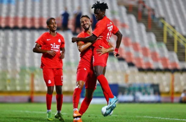 Former Dreams Fc player Muntari Kamaheni helps FC Ashdod secure win