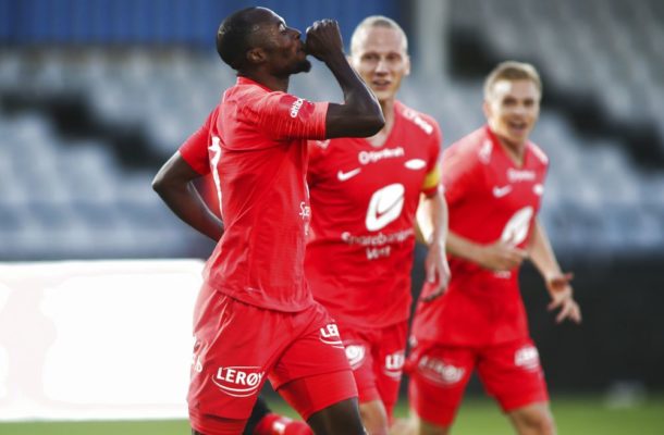 SK Brann's Gilbert Koomson will be a father in three week's time