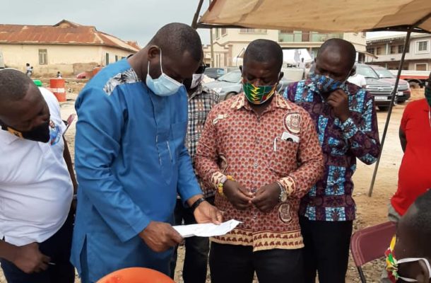 PHOTOS: John Kumah tours voter registration centres in Ejisu constituency