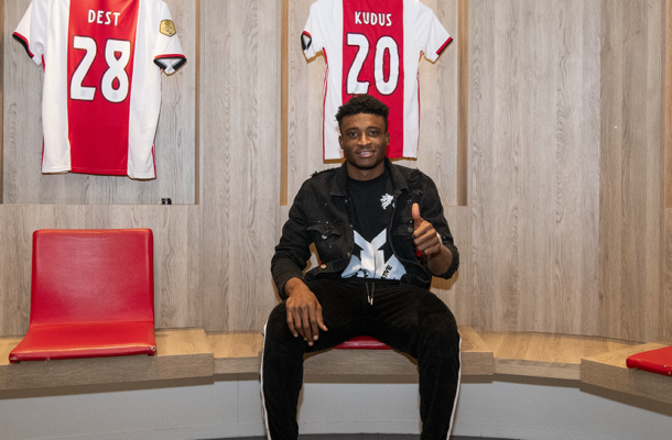 Ghanaian prodigy Kudus Mohammed handed jersey no 20 at Ajax