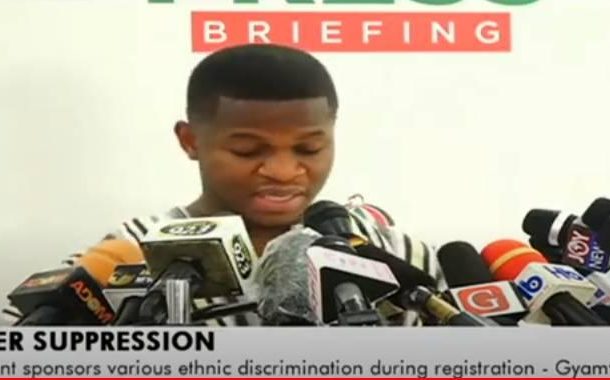 Full text: NDC's statement on ethnic discrimination and tribal bigotry in the ongoing voter registration exercise.