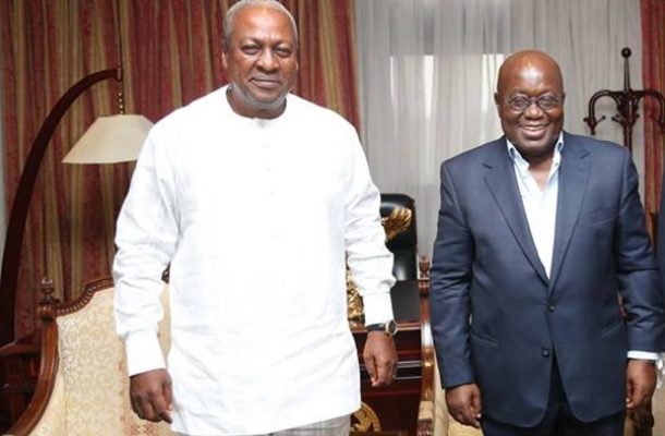 Mahama slightly leads Akufo-Addo in June results of Ghana Election Poll