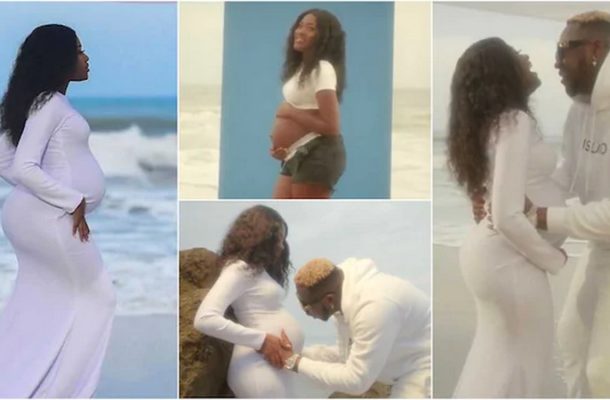 Fella Makafui shakes social media with stunning baby bump photos