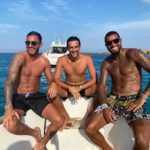 KP Boateng and Aquilani chill together on vacation