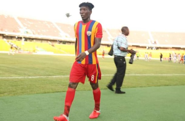 Benjamin Afutu suspended for Hearts clash with Inter Allies