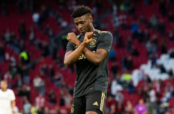 VIDEO: Kudus Mohammed scores for Ajax and pays tribute to Chadwick Boseman