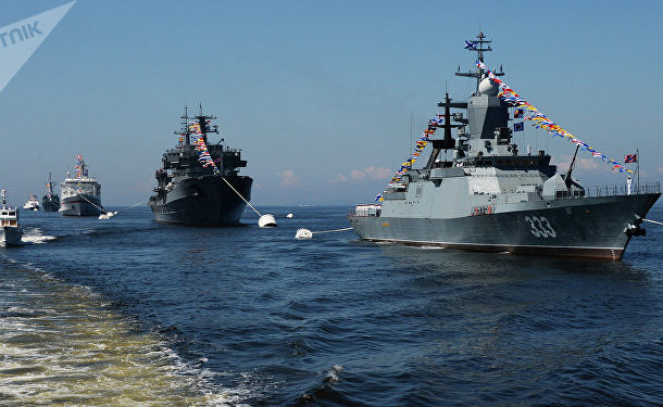 Russia's Pacific Fleet Enhances Security Measures Over Typhoon Haishen