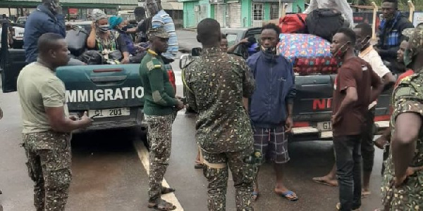 Four trotros carrying 36 West Africa nationals intercepted at Elubo