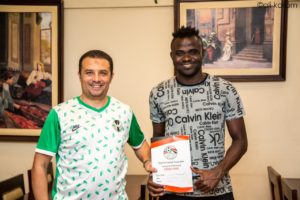 Former Liberty Professionals striker Mohammed Cissey completes move to Egyptian side Elkawmy [PHOTOS]