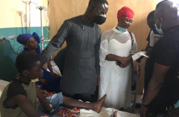 GFA officials visit families of injured Offinso accident victims