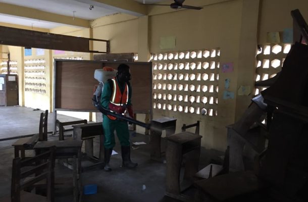 Phase II disinfection & fumigation exercise underway in Greater Accra basic schools