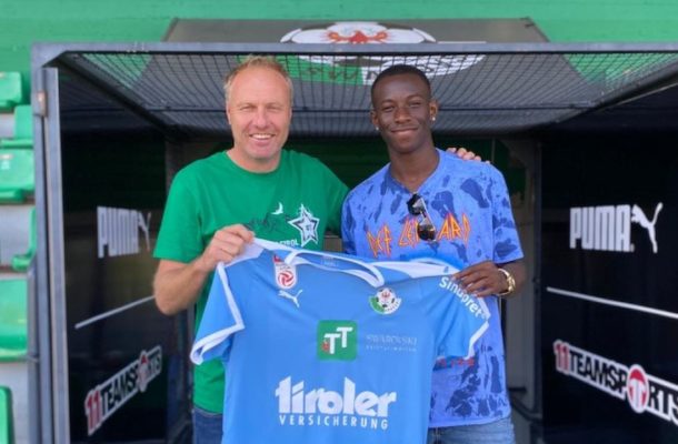 Kelvin Yeboah extends contract with WSG Swarovski Tirol