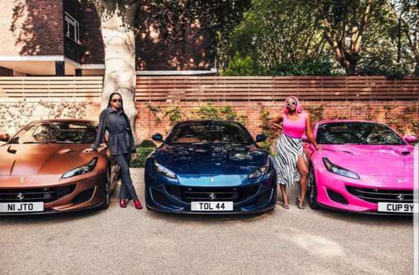 Davido humbled as billionaire father buys Ferrari for three daughters