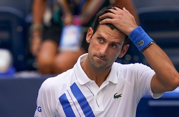 US Open: Djokovic disqualified after hitting line judge with ball