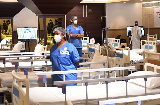 Exhausted Indian doctors battle surging coronavirus cases