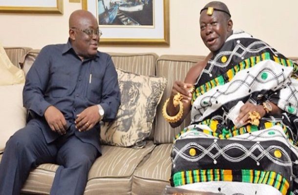 “Asanteman will remember your good works on 7th December” - Otumfuo to Akufo-Addo