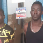 C/R: Policeman, one other arrested for robbery