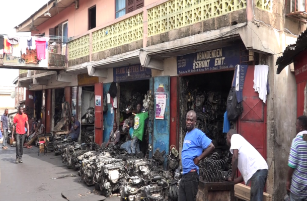 Abossey Okai spare parts dealers reduce prices of their wares