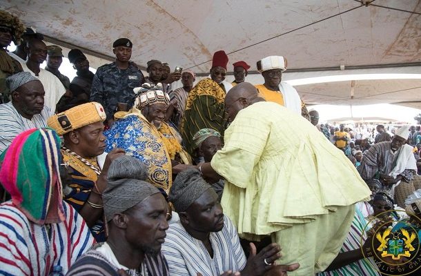 Our kingdom is grateful to you - Dagbon overlord to Akufo-Addo