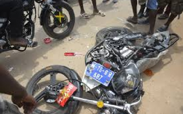 Two crashed to death in motor accident at Abrepo
