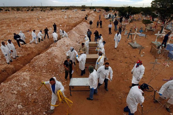Libya digs up mass grave found in area previously held by Haftar forces