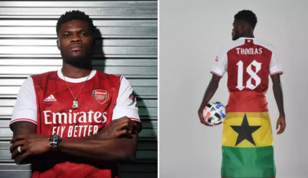 Thomas Partey explains why he doesn't use his surname at the back of his jersey