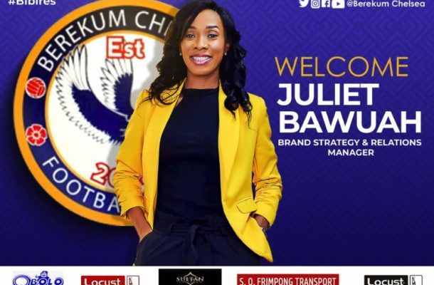 Sports Journalist Juliet Bawua lands top job at Berekum Chelsea