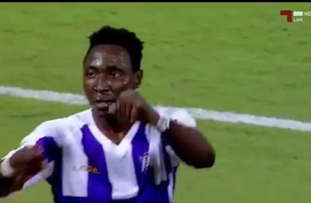 VIDEO: Watch Kofi Kordzi's debut goal for new club Muaither SC