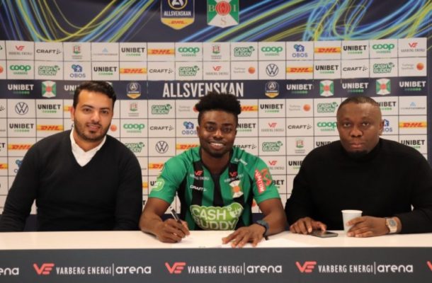 Gideon Mensah joins Swedish side Varbergs BolS on a permanent deal