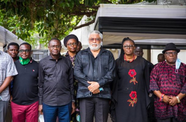 Dr Siaw Agyepong mourns with Rawlings' family