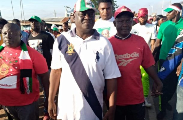 Ejura-Sekyedomasi MP participates in a massive health walk