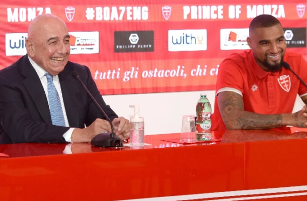 I couldn't turn down Berlusconi and Galliani - New Monza signing K.P Boateng