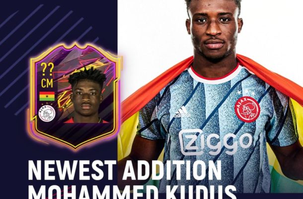 Ajax's Kudus Mohammed's ratings rise in FIFA 21