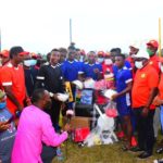 Kum Ampem Group donates football launcher machine, others to Kotoko