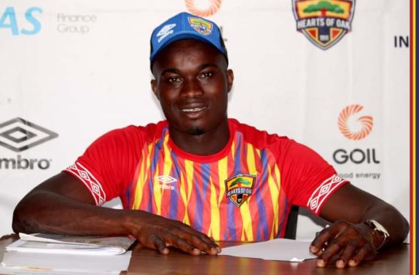 Hearts of Oak's Obeng Kwadwo Jnr vows to score against Aduana Stars